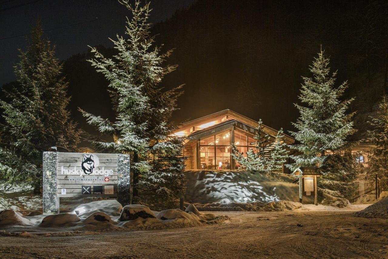 Huettenhotel Husky Lodge Muotathal Bagian luar foto